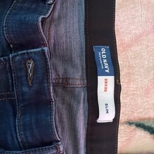 Old Navy Men's Slim Jeans - Deep Indigo